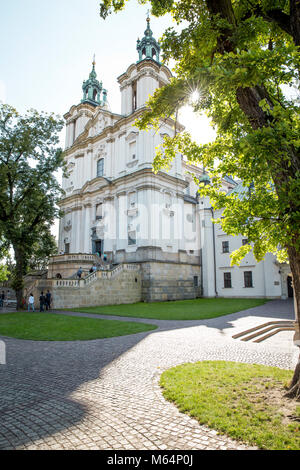 La chiesa barocca dei Santi. Michelangelo e Stanislao - Skalka Chiesa di Cracovia in Polonia Foto Stock
