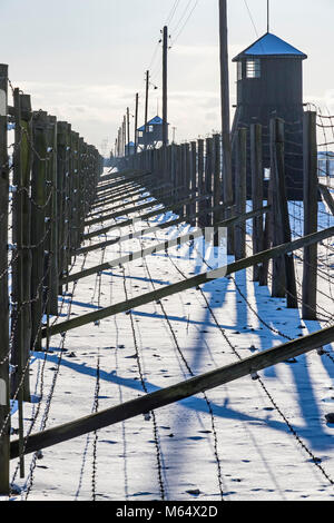 Majdanek campo di concentramento in Lublin, Polonia Foto Stock