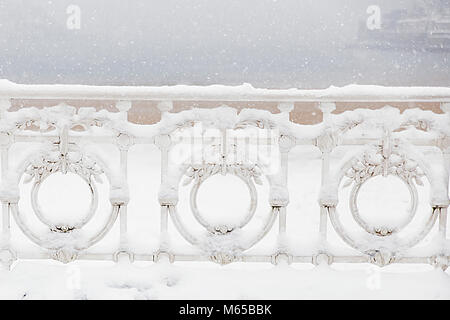 Donostia sotto una coltre di neve-SPAGNA-Europa Foto Stock