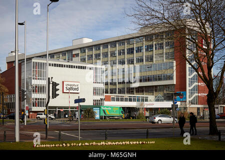 Maxwell House e Maxwell edificio sulla Salford University campus Foto Stock