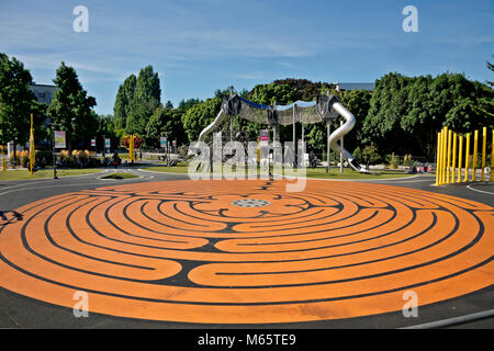 WA13774-00...WASHINGTON - area giochi per bambini presso il parco Seattle Center nel centro di Seattle. 2017 Foto Stock