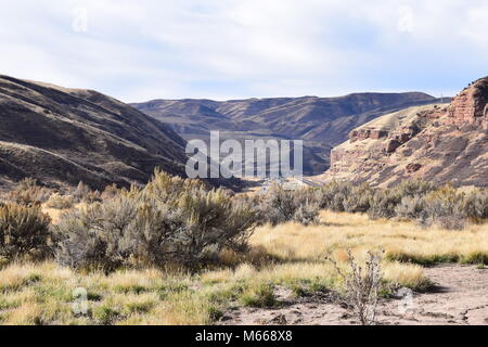 Utah I-84 area riposo viste Foto Stock