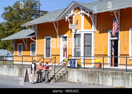 West Virginia,Appalachia Appalachia,Alderson,rurale,country,country,countryside,Train Depot Museum,storia,mostra collezione,mostra vendita istruzione Foto Stock