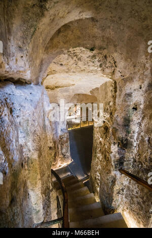 Le Catacombe di San Paolo, Ir-Rabat, Malta, l'Europa. Foto Stock