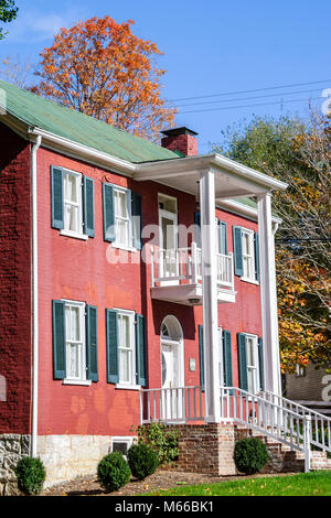 Lewisburg West Virginia, Appalachian Appalachia Allegheny Mountains, Randolph Street, Tour a piedi, Judge Adam Snyder casa case residenza, bu Foto Stock