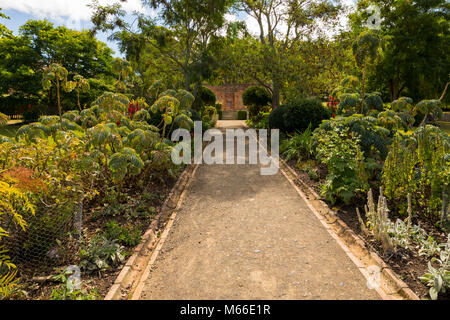 Giardini del patrimonio a inclusi nella lista del Patrimonio Mondiale dell Unesco sito trusty a Port Arthur, Tasmania, Australia Foto Stock