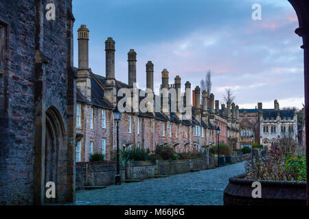 Vicarage vicino wells somerset Inghilterra Foto Stock