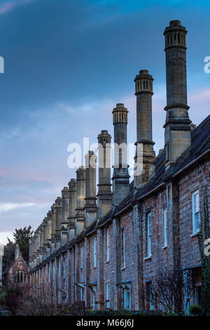 Vicarage vicino wells somerset Inghilterra Foto Stock