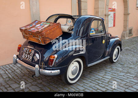 Fiat Topolino, 1948, oldtimer, Volkach, bassa Franconia, Baviera, Germania Foto Stock