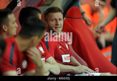 Varsavia, Polonia - 17 giugno 2015: EURO 2016 EURO France Football Coppa qualificazioni Scozia vs Georgia o/p Foto Stock