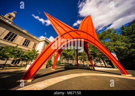 La scultura Stegosaurus Alfred E. Burr Mall   Hartford, Connecticut, Stati Uniti d'America Foto Stock