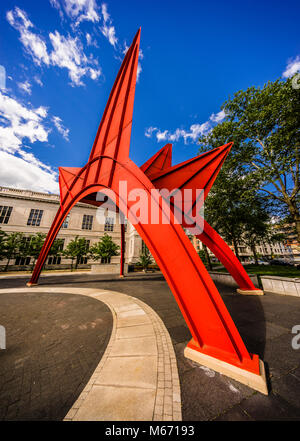 La scultura Stegosaurus Alfred E. Burr Mall   Hartford, Connecticut, Stati Uniti d'America Foto Stock