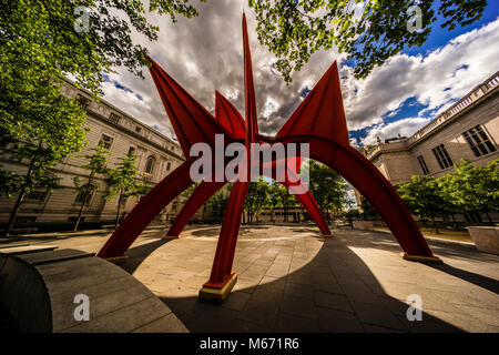 La scultura Stegosaurus Alfred E. Burr Mall   Hartford, Connecticut, Stati Uniti d'America Foto Stock