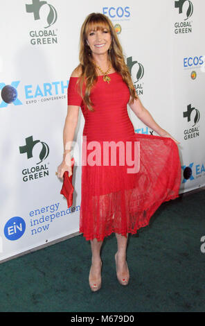 Los Angeles, Stati Uniti d'America. 28 Feb, 2018. L'attrice Jane Seymour assiste la quindicesima Global Green Pre-Oscar Gala NeueHouse a Hollywood di Febbraio 28, 2018 a Los Angeles, California. Foto di Barry re/Alamy Live News Foto Stock