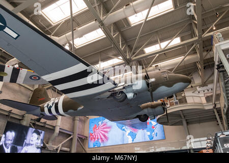 New Orleans, Feb 21: vista dell'interno del famoso Nazionale Museo della seconda guerra mondiale il FEB 21,2018 a New Orleans, Louisiana Foto Stock