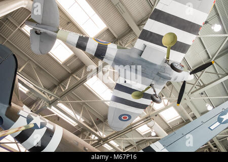 New Orleans, Feb 21: vista dell'interno del famoso Nazionale Museo della seconda guerra mondiale il FEB 21,2018 a New Orleans, Louisiana Foto Stock