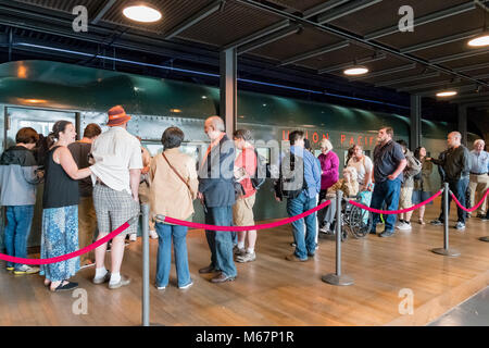 New Orleans, Feb 21: vista dell'interno del famoso Nazionale Museo della seconda guerra mondiale il FEB 21,2018 a New Orleans, Louisiana Foto Stock