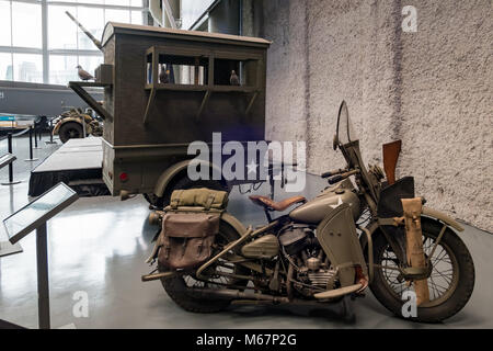 New Orleans, Feb 21: vista dell'interno del famoso Nazionale Museo della seconda guerra mondiale il FEB 21,2018 a New Orleans, Louisiana Foto Stock