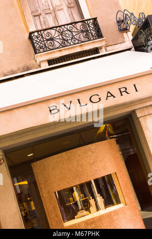 Bulgari store di Venezia, Italia e Europa Foto Stock