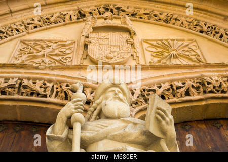 La chiesa parrocchiale di Santiago Apostol nella città di Orihuela, Provincia di Alicante, Spagna. Foto Stock