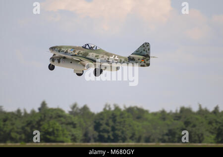 Germania Berlino Schoenefeld, 3 giugno. 2016.; #Messerschmitt Me 262 durante la Ila di Berlino Schoenefeld Foto Stock