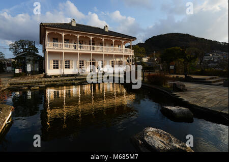 L'ex Mitsubishi seconda casa dock in Giardino di Guantaio in Nagasaki. Foto Stock