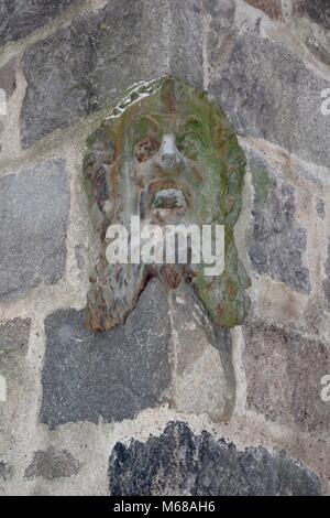 Gargoyle di metallo su Provost Skene's House Aberdeen, Scozia, Regno Unito. Foto Stock