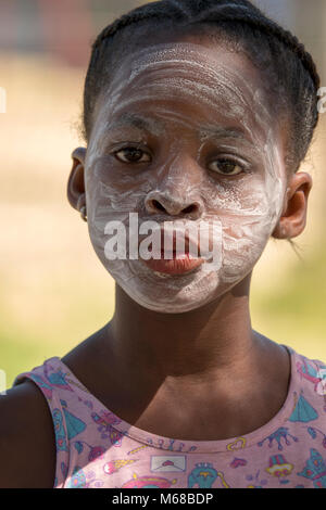 Bambino da East London township Foto Stock