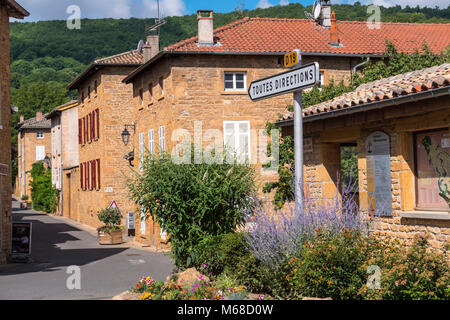 Ville sur Jarnioux Villefranche-sur-Saône Rhône Auvergne-Rhône-Alpes Francia Foto Stock