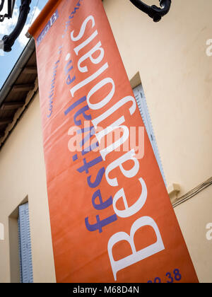 Beaujolais festival Beaujeu Villefranche-sur-Saône Rhône Auvergne-Rhône-Alpes Francia Foto Stock