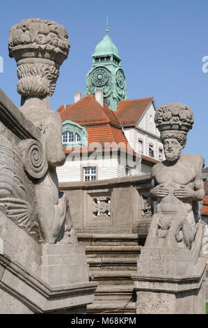 Bad Nauheim, Sprudelhof, Assia, Deutschland, Europa Foto Stock