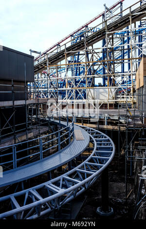 Blackpool Pleasure Beach Foto Stock