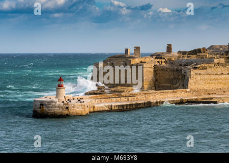 Fort Rikasoli ,Malta, l'Europa. Foto Stock