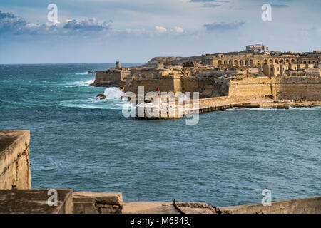 Fort Rikasoli ,Malta, l'Europa. Foto Stock