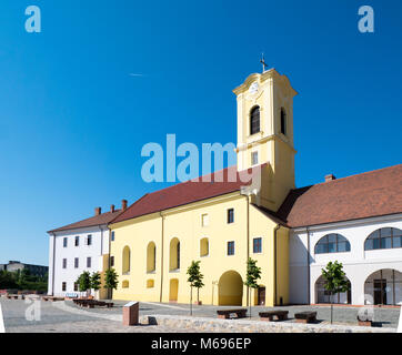 Oradea city centre chiesa nella fortezza vecchia Foto Stock