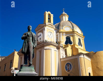 Chiesa atTerra Murata, isola di Procida, Italia, Europa Foto Stock