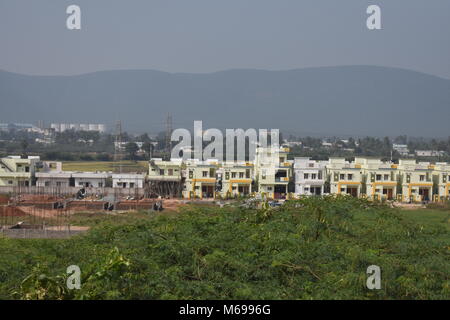 Di nuova costruzione edificio residenziale cercando impressionante. Foto Stock