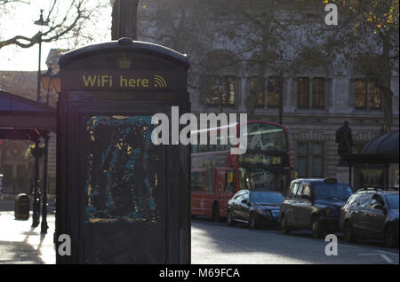 Casella di telefono Foto Stock