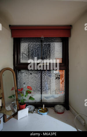 Bont Goch, Aberystwyth, Ceredigion, West Wales, Bestia da est hits West South Wales Credito: Giles W Bennett/Alamy Live News Foto Stock