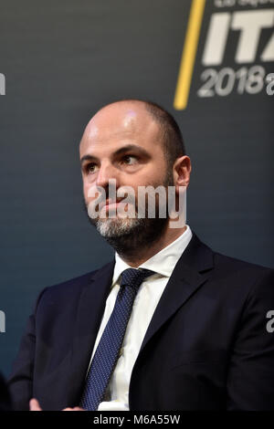 ROMA PRESENTAZIONE SQUADRA DI GOVERNO MOVIMENTO CINQUE STELLE M5S ANDREA ROVENTINI Foto Stock