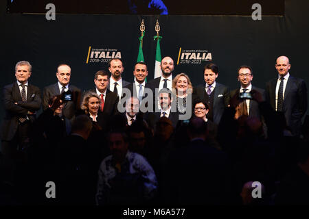 ROMA PRESENTAZIONE SQUADRA DI GOVERNO MOVIMENTO CINQUE STELLE M5S Foto Stock