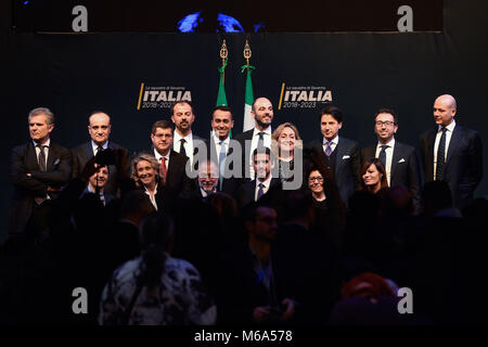 ROMA PRESENTAZIONE SQUADRA DI GOVERNO MOVIMENTO CINQUE STELLE M5S Foto Stock