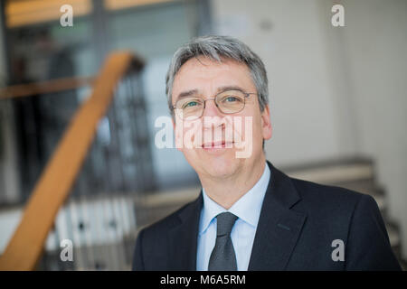 01 marzo 2018, Germania, Duesseldorf: Andreas Mundt, Presidente del Bundeskartellamt. Foto: Rolf Vennenbernd/dpa Foto Stock