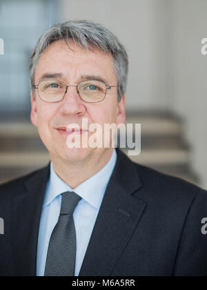 01 marzo 2018, Germania, Duesseldorf: Andreas Mundt, Presidente del Bundeskartellamt. Foto: Rolf Vennenbernd/dpa Foto Stock