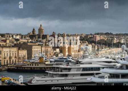 Porto, Vittoriosa, Malta, l'Europa. Foto Stock