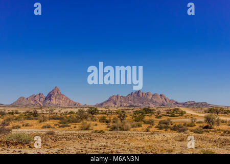 Spitzkoppe, Grootspitzkop, Regione di Erongo, Namibia Foto Stock