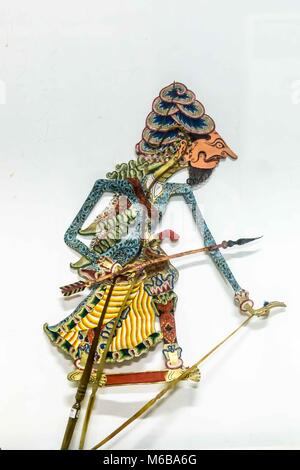 Marionette Wayang dell Indonesia Foto Stock