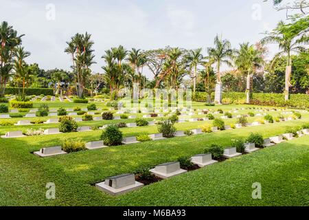 Campo olandese di onore Menteng Pulo di Jakarta, isola di Giava, Indo Foto Stock