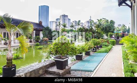 Campo olandese di onore Menteng Pulo di Jakarta, isola di Giava, Indo Foto Stock