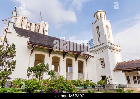 Campo olandese di onore Menteng Pulo di Jakarta, isola di Giava, Indo Foto Stock